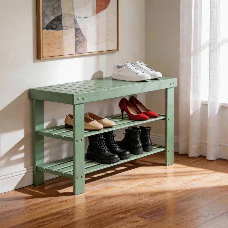 Banc de rangement Babb, Forest Green