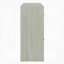 Commode large Geya, 8 tiroirs avec poignées en métal chromé, gris clair-134079201