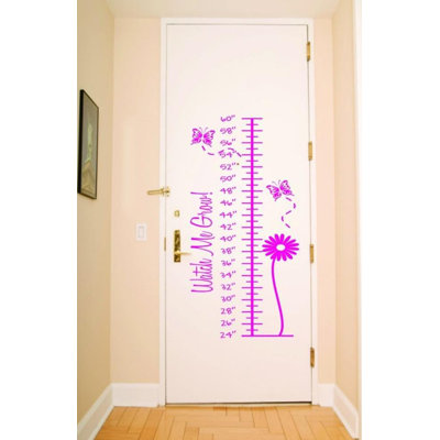 Non-Wall Damaging Growth Chart Decal