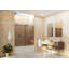 Equinox 56 - 60 in. x 60 in. Fully Frameless Bronze Tinted Sliding Bathtub Door-1980052071