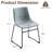 Anke Vegan Leather Dining Chairs, Gray-1029606044