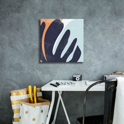 «Bright Wave 2» par Emma Scarvey, art mural sur toile, 18 po x 18 po