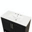 Meuble-lavabo simple 36 po avec plateau en céramique Suelling