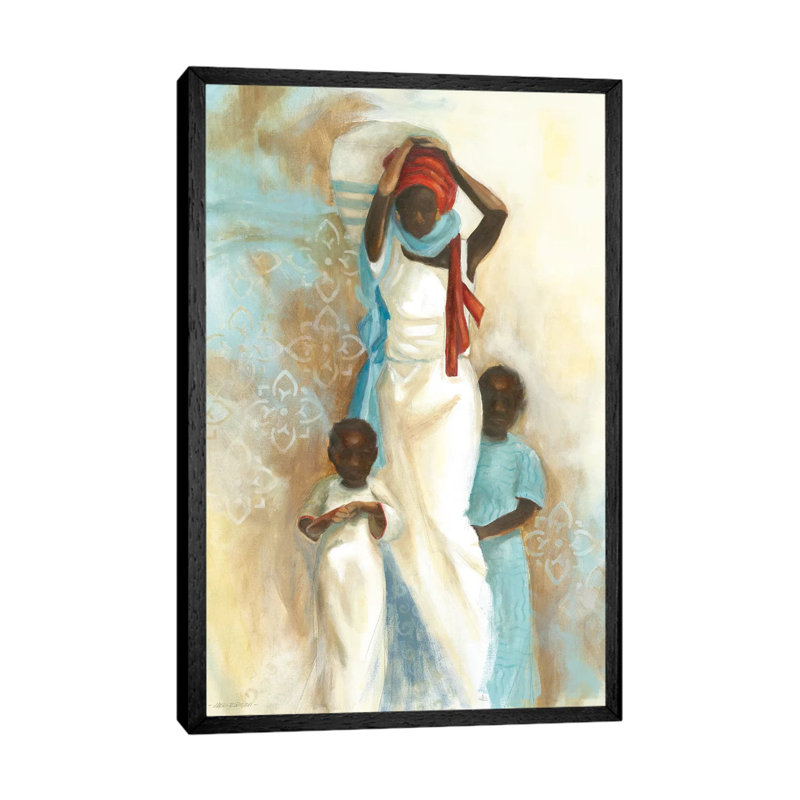 Power Of Love II by Carol Robinson - Painting on Canvas, 152.5 cm H x 101.5 cm W, Black Framed Canvas