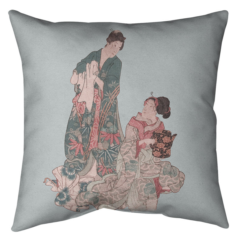 Insert de coussin décoratif wellspring of amour, Vert, 14 po x 14 po, Duvet synthétique