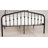 Fordingbridge Black Metal Platform Bed with Vintage-Style Headboard and Footboard-1826802210-1860862416