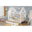 Lits en bois peu encombrants avec rangement, conception enfantine, usage domestique