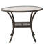 Table d'extérieur en résine, ancienne version 56225.00TBLBRN