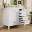Meuble-lavabo 36 po avec lavabo, armoire de salle de bain avec porte à fermeture douce et 4 tiroirs-239654362