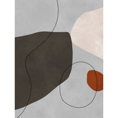 Organic Curves Abstract Print
