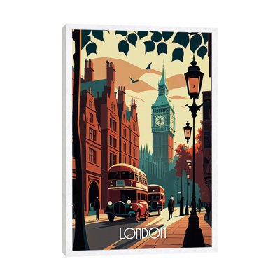 London City by Durro Art - Gallery-Wrapped Canvas Giclée on Canvas