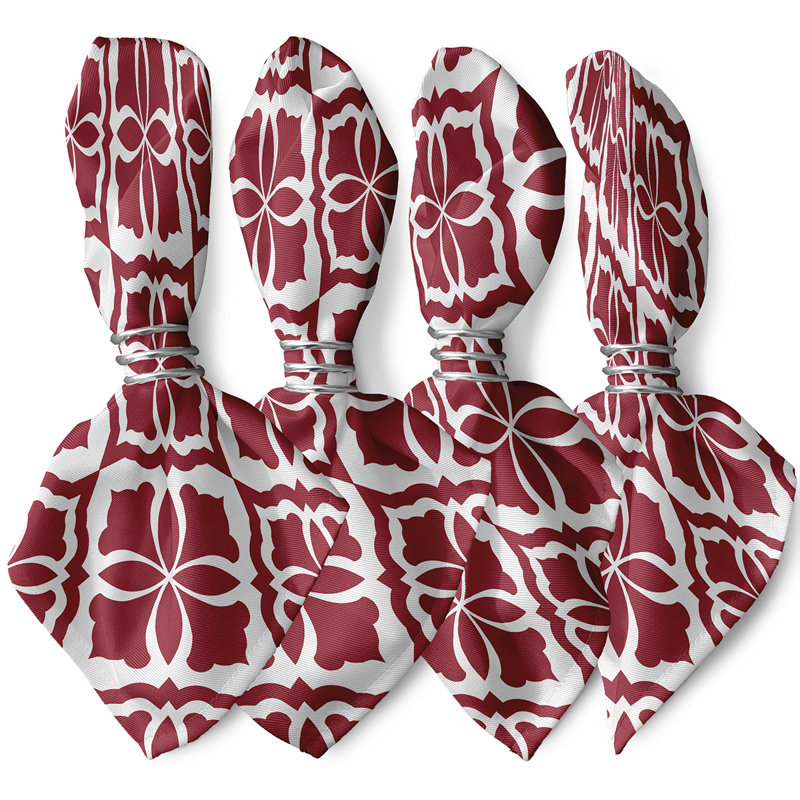 Serviette 22 "Rosas, Rouge