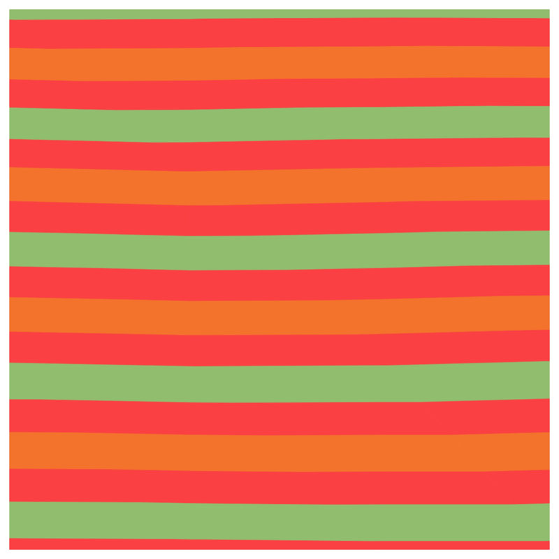 Coussins décoratifs à double face rouge, vert et orange, 20 x 20 inches