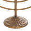 Cole And Grey Metal Layered Arch Candelabra With Textured Base