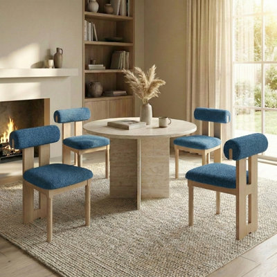 Chaise en bois massif Abentego