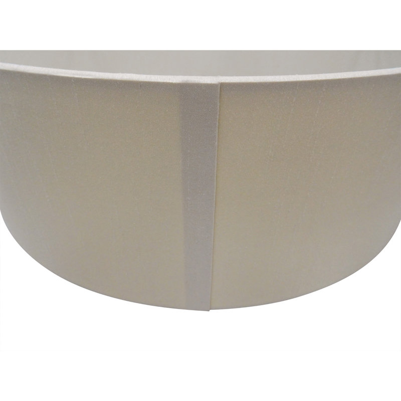 15cm H Faux Silk Bowl Pendant Shade, Nude Beige