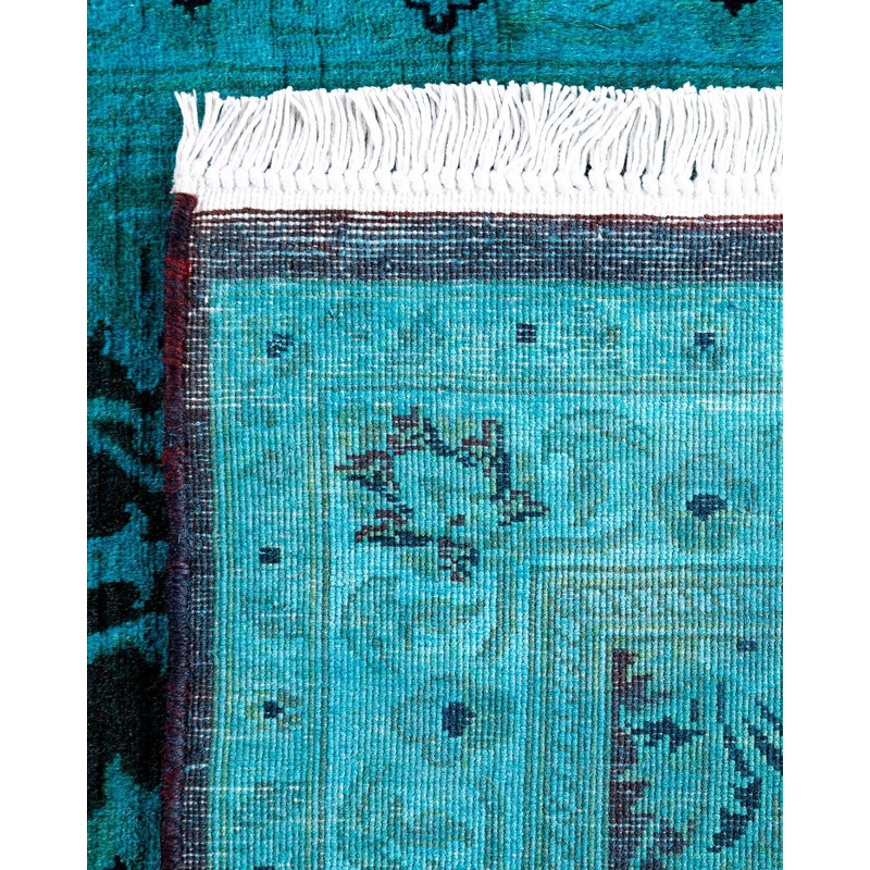 Overyed One-of-a-Kind Runner 2'7" X 10'4" Hand Knotted Area Rug