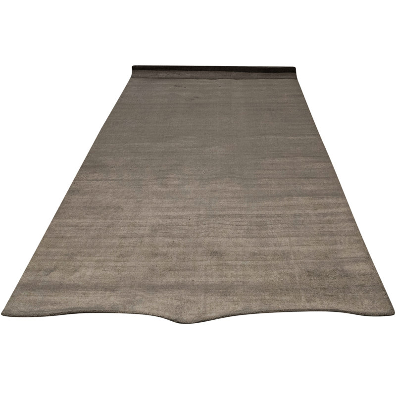 Wool Area Rug in Silver