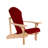 Western Red Cedar Outdoor 2'' Adirondack Chair Seat / Back Cushion-292851803