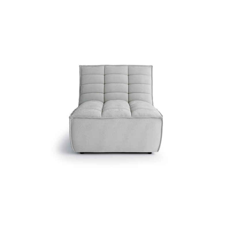 Upholstered Accent Chair, Grey