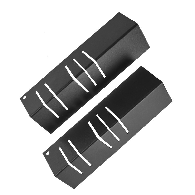 15-Inch Gray Stainless Steel Fireback Shield