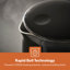 GEEPAS Digital Electric Kettle | 1.7L Jug Kettle 5 Temp Setting One-Touch Display Double Wall 2Hr Keep Warm Func. Stainless Steel Interior Boil-Dry Protection Cordless | 2 Year Warranty 2200W Black