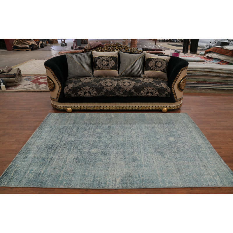 Tapis oriental oriental transitionnel Oushak 5 x 8