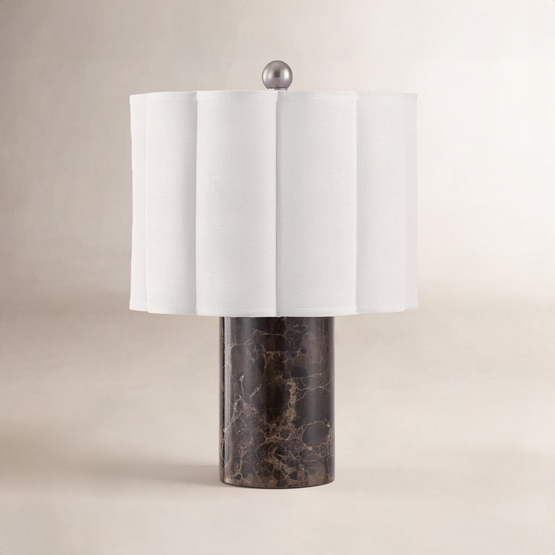 Waldwick Rosalie 17.5" Marble Table Lamp
