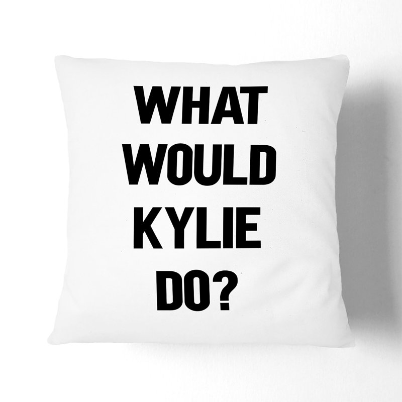 Kylie Scatter Cushion, Black, 55cm H x 55cm W x 20cm D