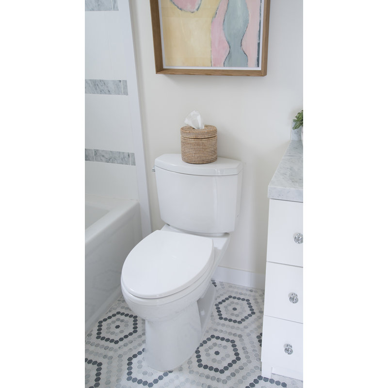 Porte-papier hygiénique sur pied en rotin Everard, Blanc délavé