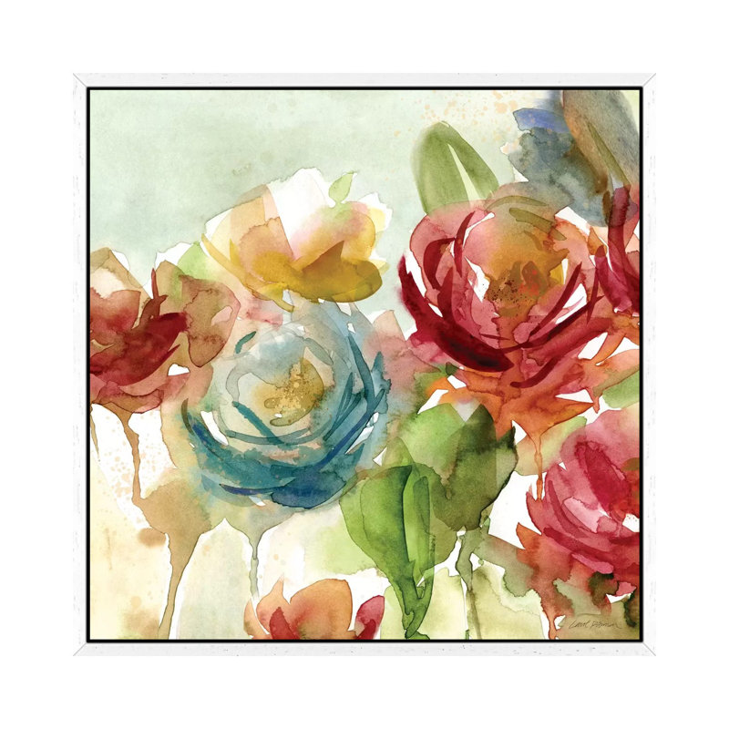 Secret Garden I 1 Piece Painting on Canvas, 66.04 cm H x 66.04 cm W, White Framed