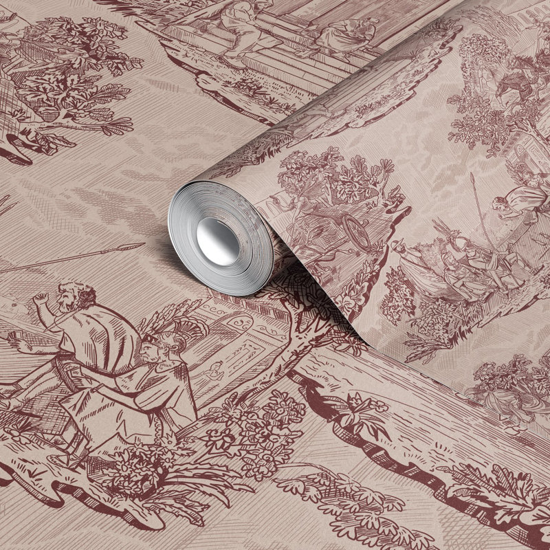Thuglife Wallpaper, Pink/Maroon/Red