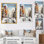 «Wintertime Cityscape Elegance - City Art Deco Wall Art»
