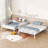 Full Over Full Metal Bunk Bed, White-1938106548