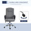 Brock Linen Executive Chair-2049896299