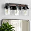 Applique murale en bois rustique pour salle de bain-930206787