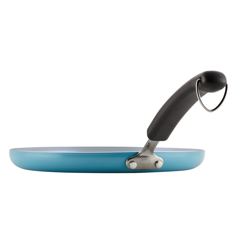 Aqua 11.25" Ceramic Nonstick Griddle with Stay-Cool Handle