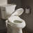 PureWash M250 Round Bidet Toliet Seat, Manual Non-Electric Bidets for Existing Toilets-20789745
