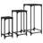 vidaXL Nesting Side Tables End Table Living Room Set of 3 Engineered Wood-255734485
