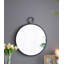 Miroir rond en fer