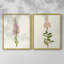 «Mauve Garden Flowers I», reproduction encadrée de qualité supérieure - prête à être accrochée - aucun clou requis - aucun clou requis-258804335-258804332