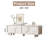 Modern Cream White TV Stand for Living Room, Entertainment Center with 4 Doors,Storage TV Console
