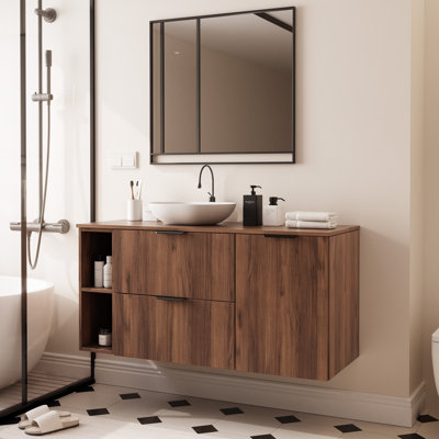 120.2 mm Wall Mounted Bathroom Vanity