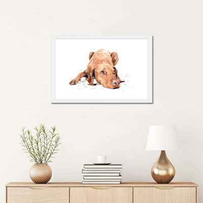 " Vizsla Calm Before The Storm " by EdsWatercolours