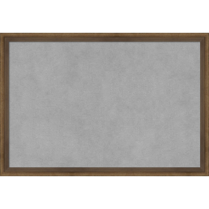 Tableau magnétique encadré bronze clair Lucie, H 13 po x l 19 po
