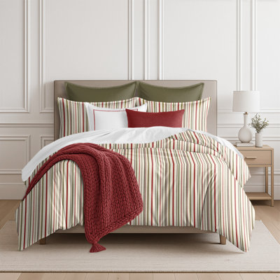 Ensemble de housse de couette et 2 taies décoratives ivoire Aldwych
