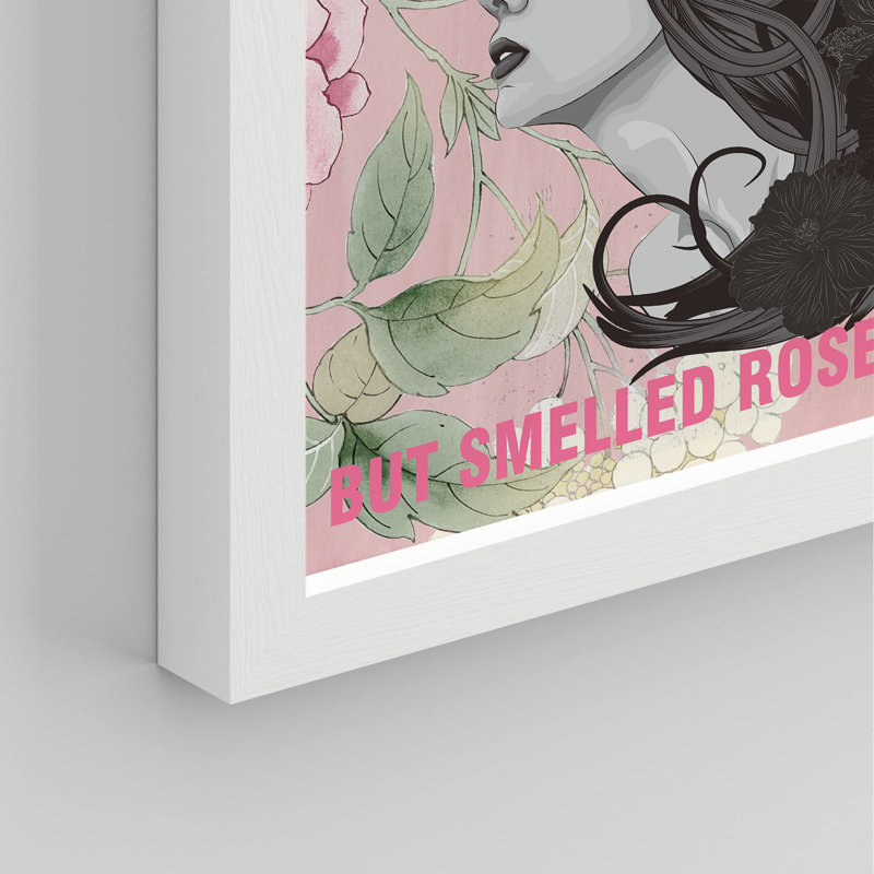 «Wild Rose, une fillette puissante et bosseuse, une botanique dans la jungle», Blanc, H 14 po x l 11 po