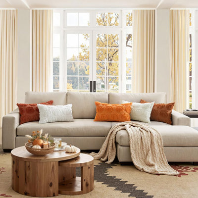 Housses de coussin automnales citrouille, décor lombaire, 30 x 50 cm, couleur rouille foncée, ensemble de 2, pour la maison. Taies d'oreiller décoratives de style ferme en fausse fourrure douce, idéales pour le porche, le canapé, le lit ou le salon.