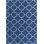 Acworth Authentic Hand-Tufted Handmade Blue & White Modern Quatrefoil Wool Area Rug
