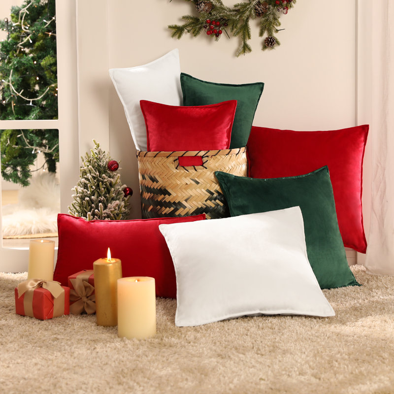 Fritch Square Throw Pillow Cover, 45cm H x 45cm W x 1cm D, White